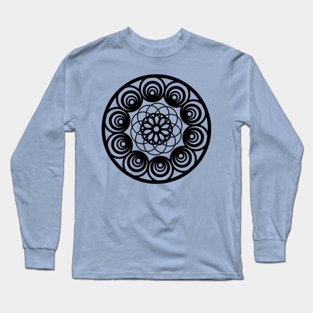 Decoration Circle Flora Long Sleeve T-Shirt by Shop Ovov